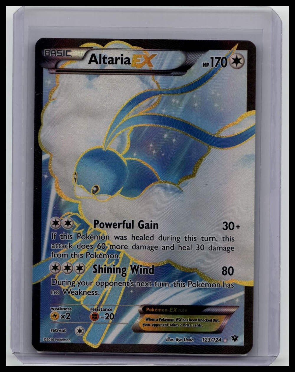 Pokémon TCG Altaria EX 123/124 Fates Collide Full Art Holo Ultra Rare English