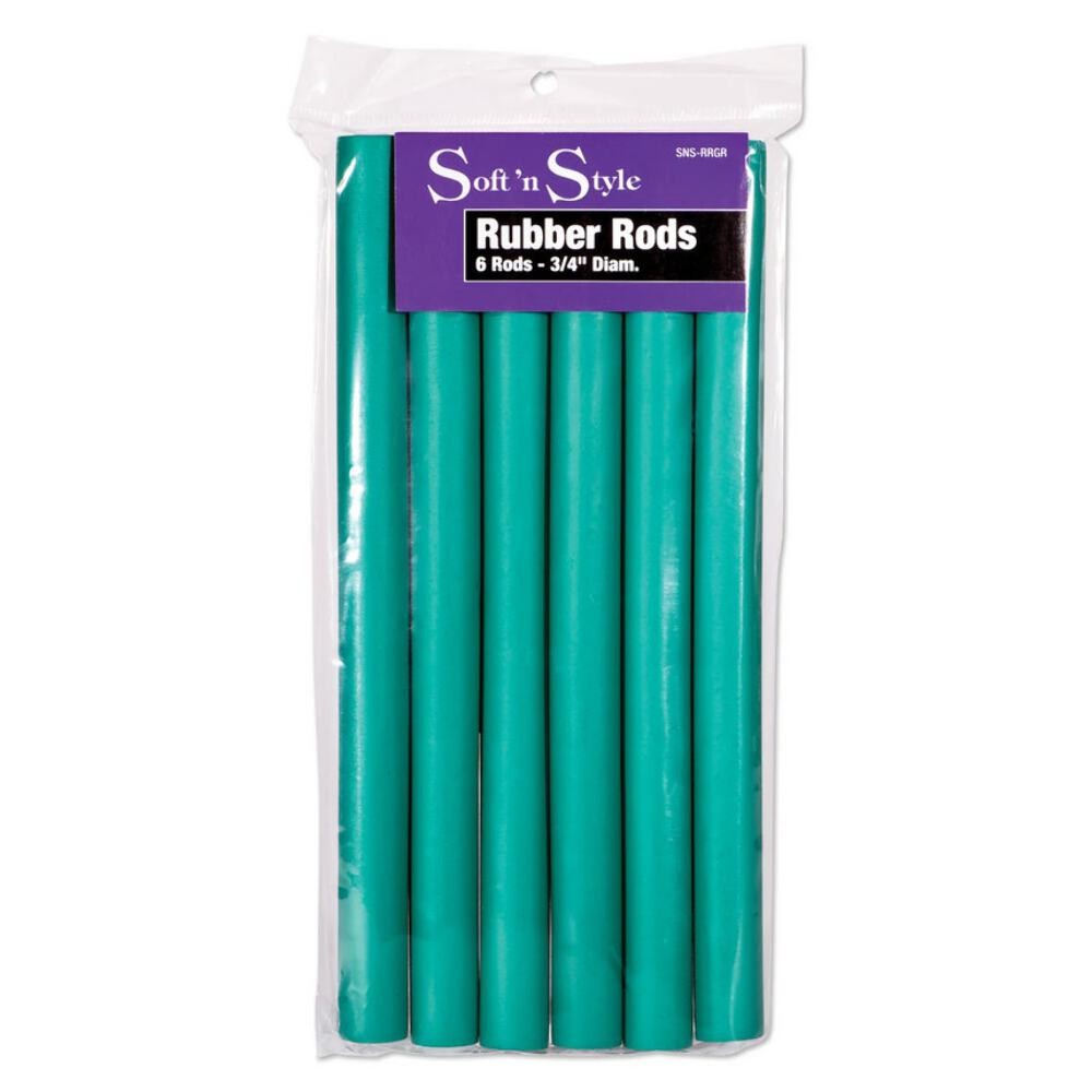 Soft N Style Rubber Rods 3/4″ – Green (SNS-RRGR)