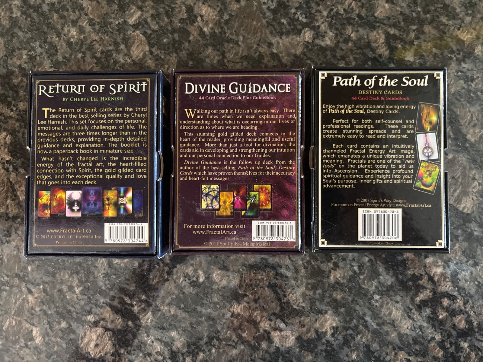 Lot of 3 Decks Cheryl Lee Harnish Oracle Destiny Guidance Cards EUC
