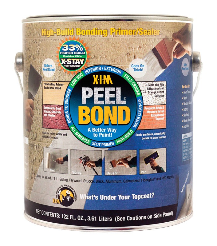 X-I-M 11461 Clear Acrylic Indoor/Outdoor All Surfaces Primer 1 gal. (Pack of 4)