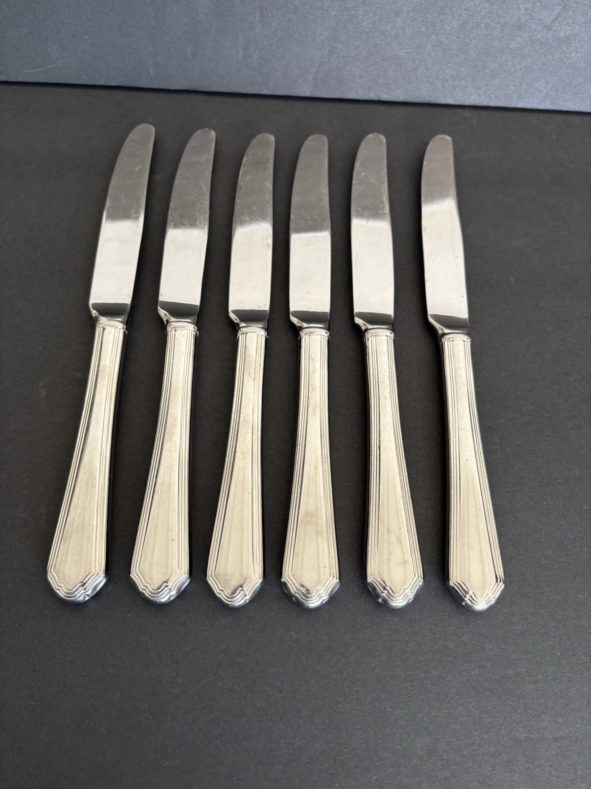 LENOX Stainless Steel 6 Piece Lot Butter Knives Knife
