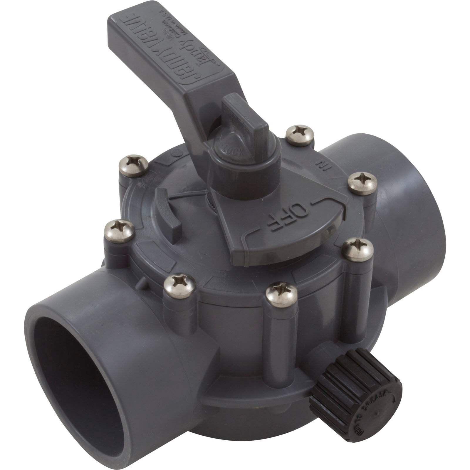 Diverter Valve, Jandy/Zod, 2″s/2-1/2″spg Pos Seal, 2 Way, Gray : 2876