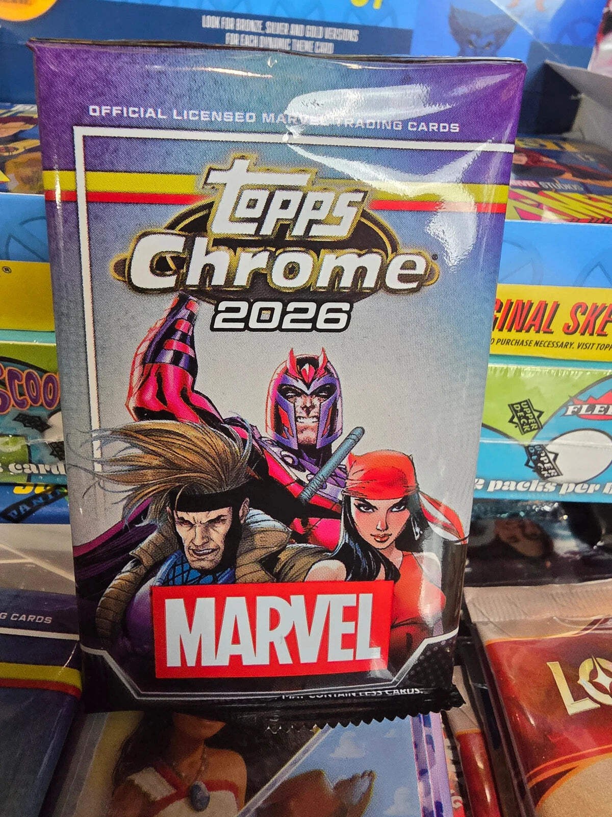 2026 Topps Marvel Comics Chrome Blaster Box Pack