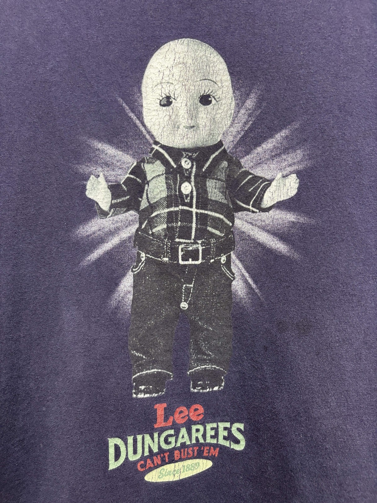 Vtg Lee Dungarees Buddy Lee Denim T-Shirt: XL