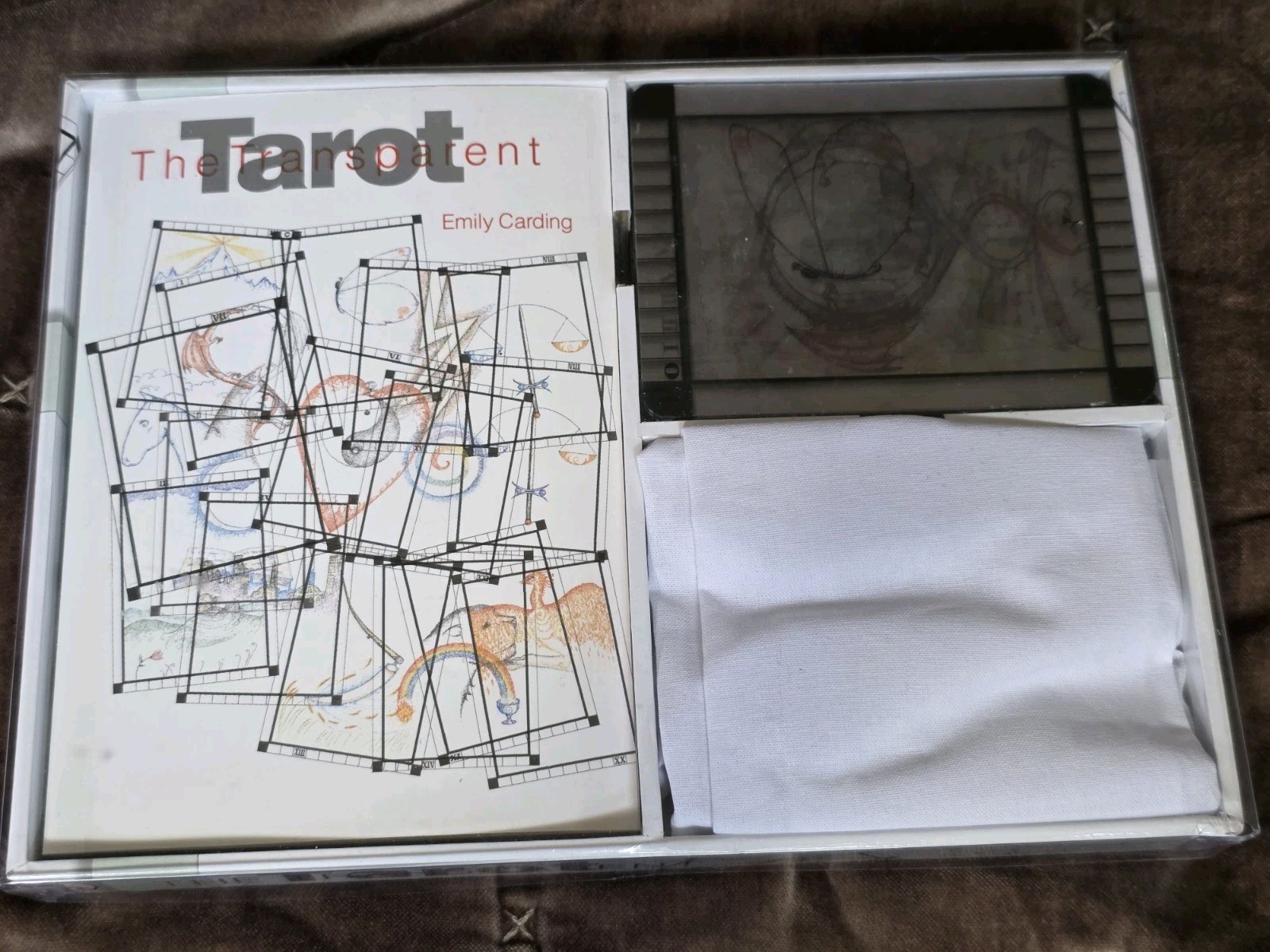 Transparent Tarot 2008 Complete Kit w/Book & Cloth-Emily Carding – Open Box