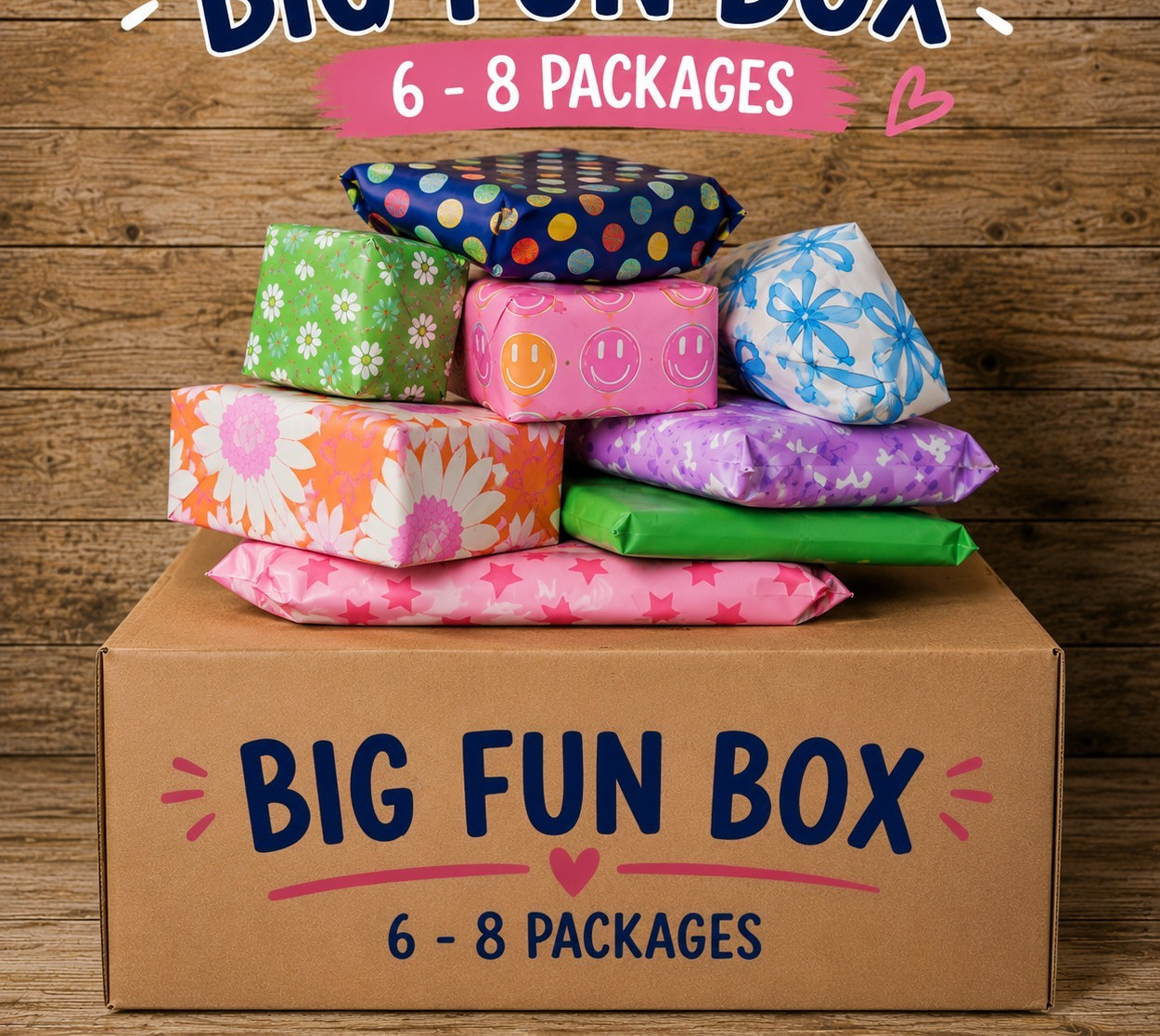 Big Fun Box Mystery Box with 6-8 Packages