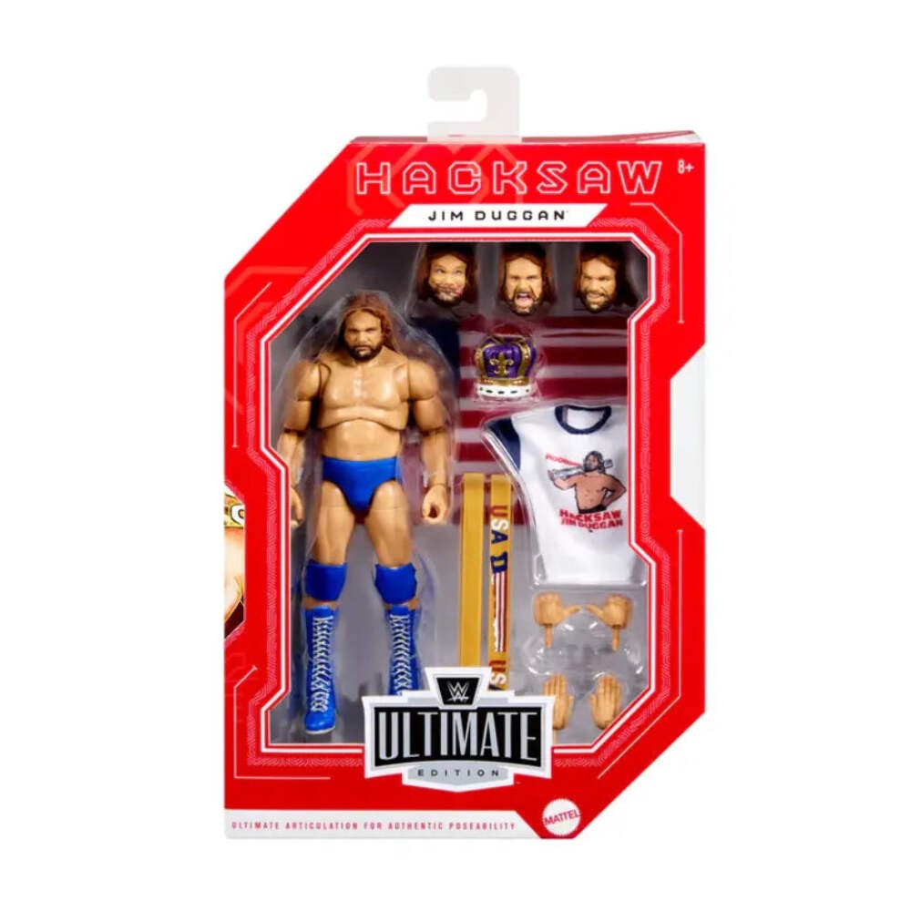 Wwe Mattel Ultimate Edition Legends Hacksaw Jim Duggan 2026 Exclusive