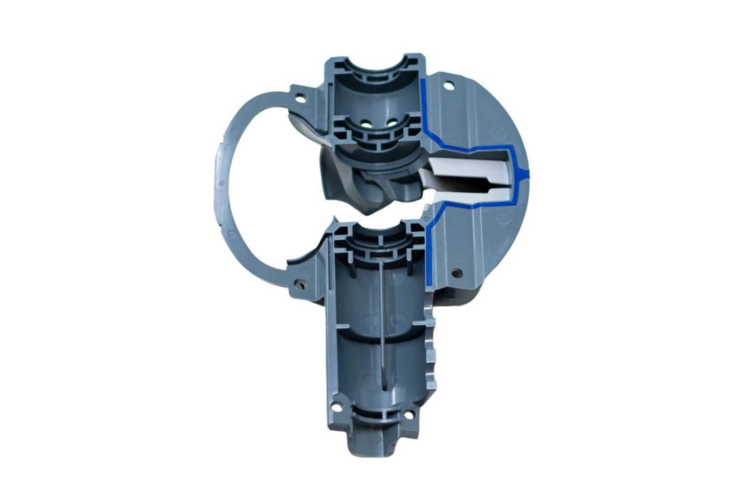 Zodiac MX6 Elite and Original Models Middle Engine Housing w/ Ramp and 2 Seals |