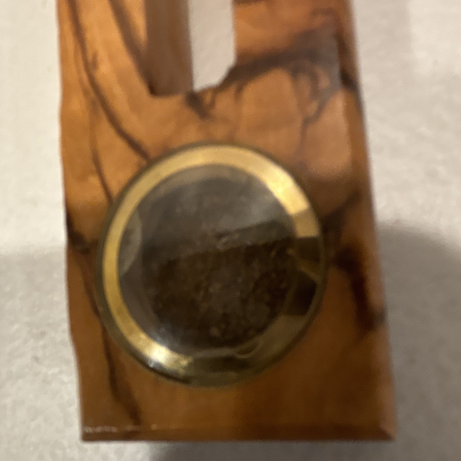 Wooden JESUS Cross Made in Israel Holy Land With Ground From Bethlehem Wall Hang