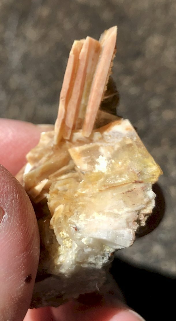 Multi-Colored BARITE Crystal Specimen from Kelly Mine, New Mexico, USA – C5