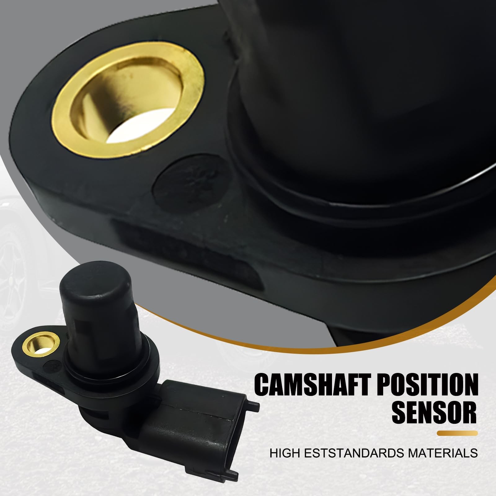 1 PC Car Crankshaft Position Sensor, EPC Fault Light Weak Start Engine Camsha…