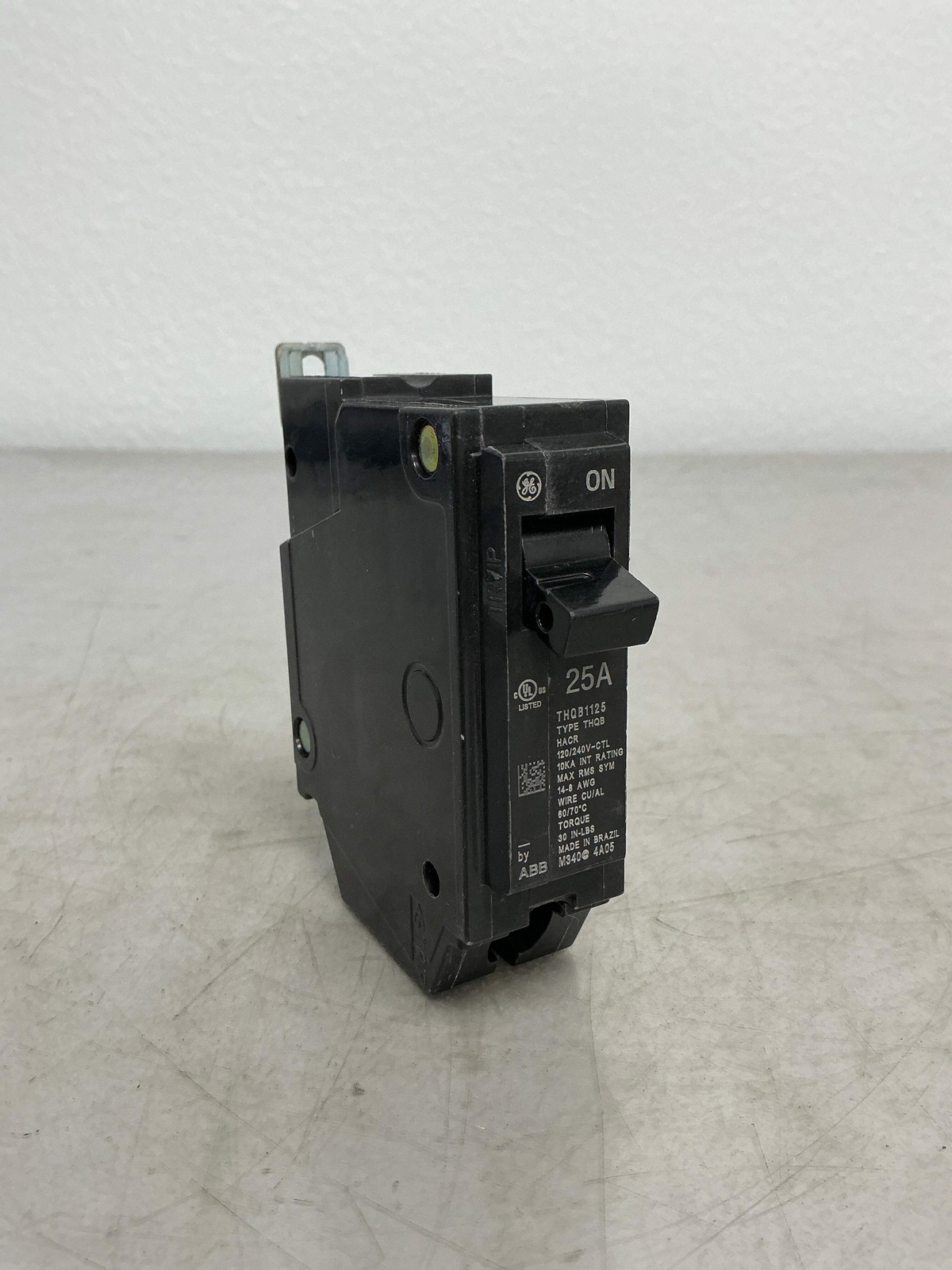 Used THQB1125 1 Pole, 25 Amps, 240 Volts