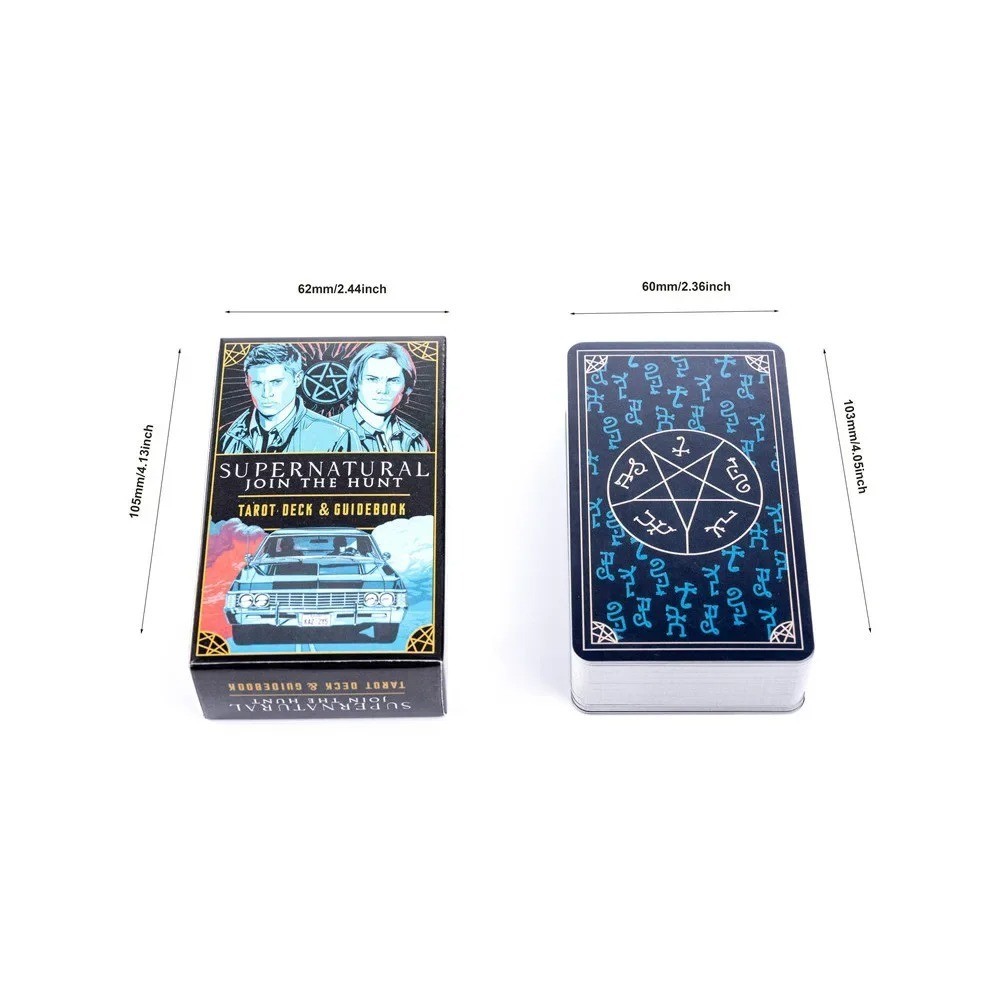Supernatural Tarot Deck with PDF Guidebook 78 Cards Beginner-Friendly Divination