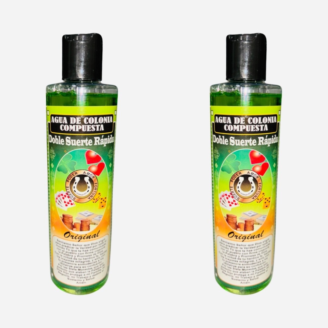 2PACK- DOBLE SUERTE RAPIDA – Double Fast Luck Agua de Colonia Compuesta 16 oz