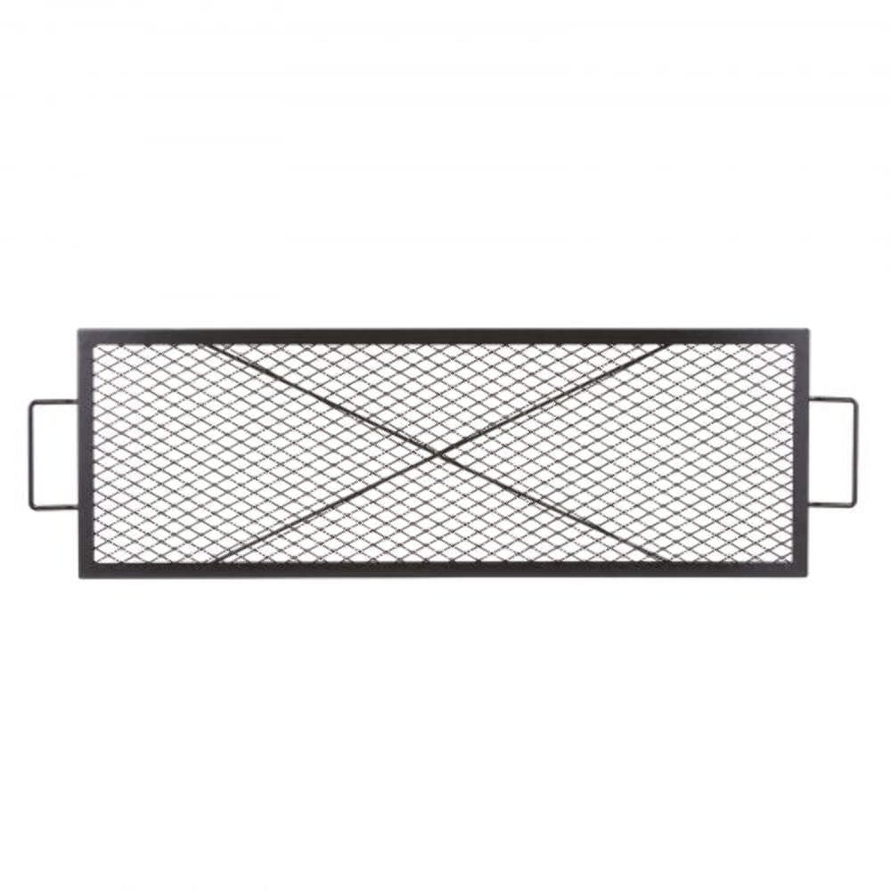 XMarks Fire Pit Grill Grate Rectangle Cooking Grate Heavy Duty Steel