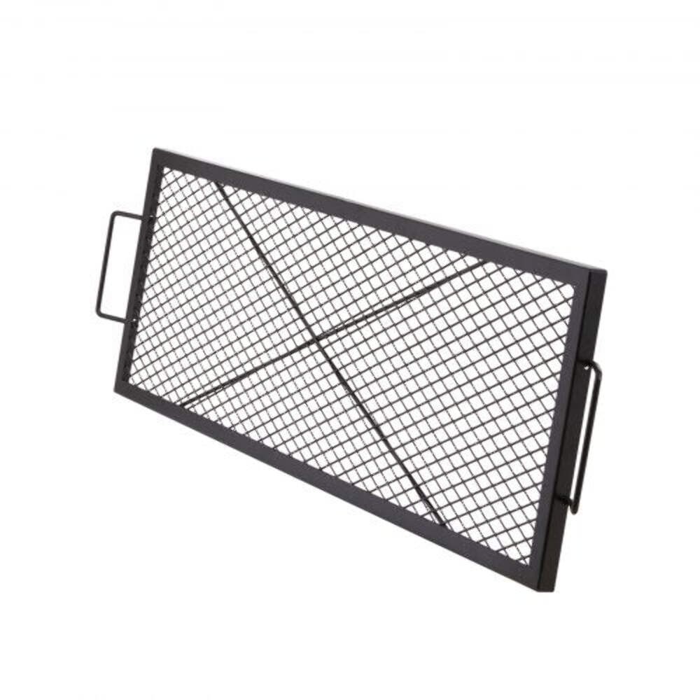 XMarks Fire Pit Grill Grate Rectangle Cooking Grate Heavy Duty Steel