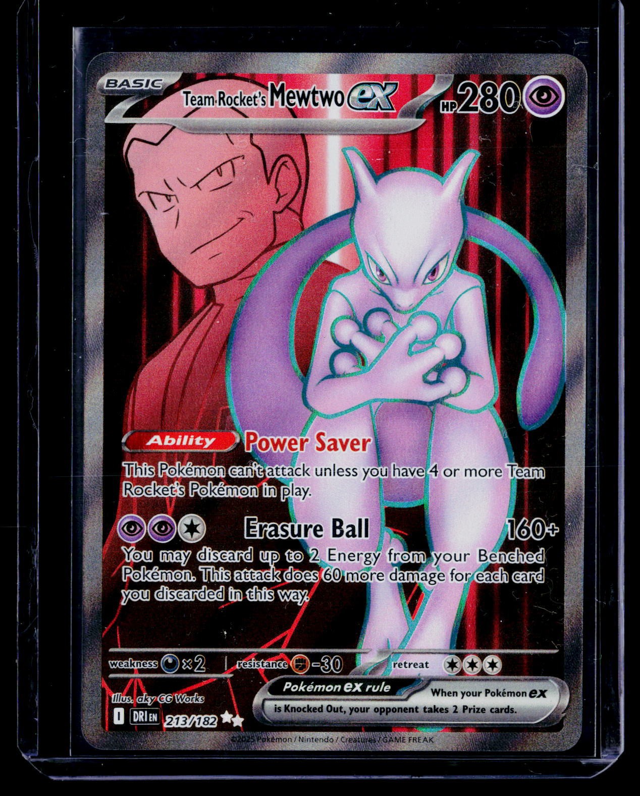 SV10: Destined Rivals #213/182 Team Rocket’s Mewtwo ex