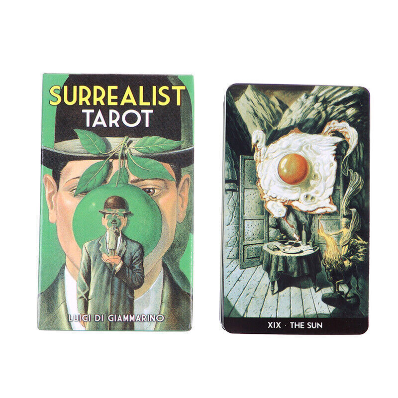 78Pcs Surrealist Tarot Prophecy Divination Deck Family Party Board Game