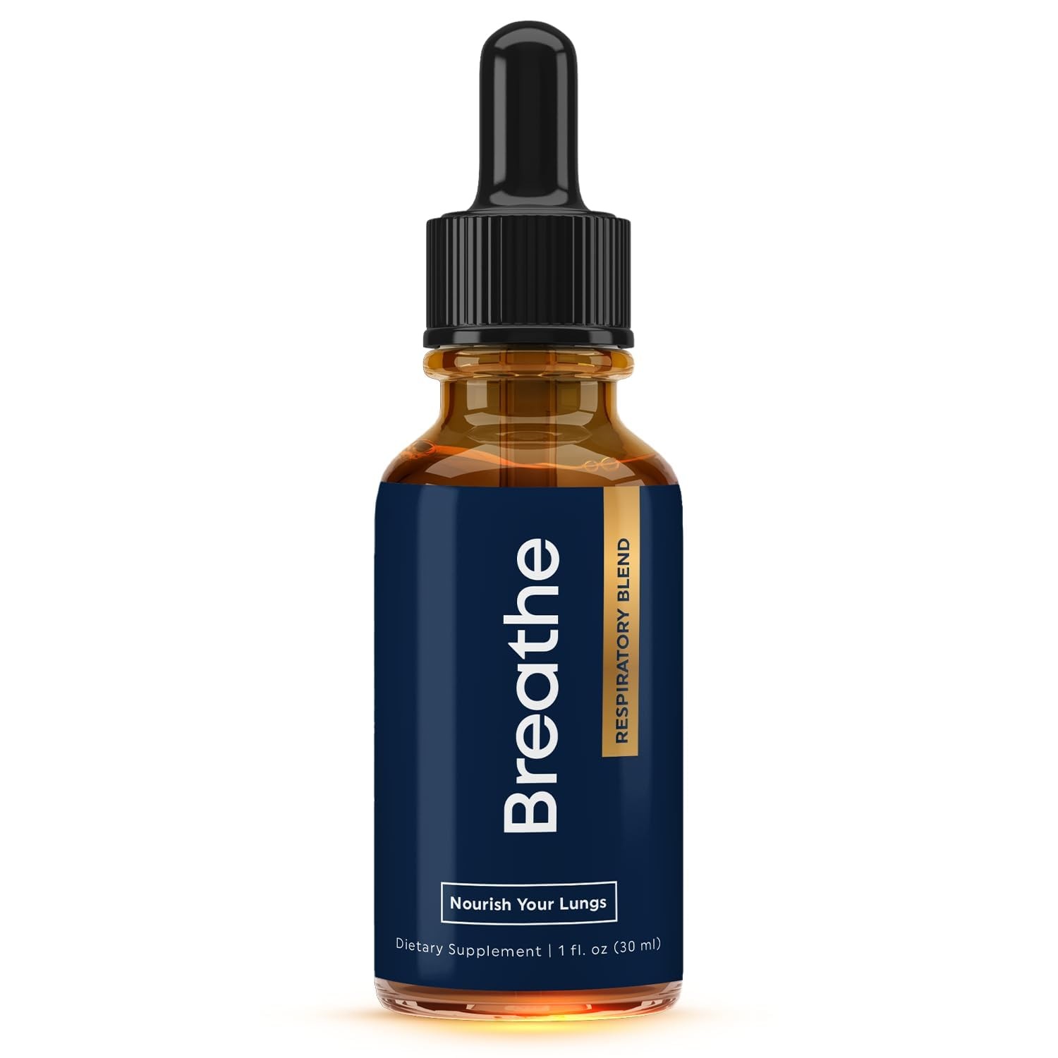 BREATHE 8-IN-1 Mullein Drops for Lungs & Airways (1 fl. 1 Fl Oz (Pack of 1)