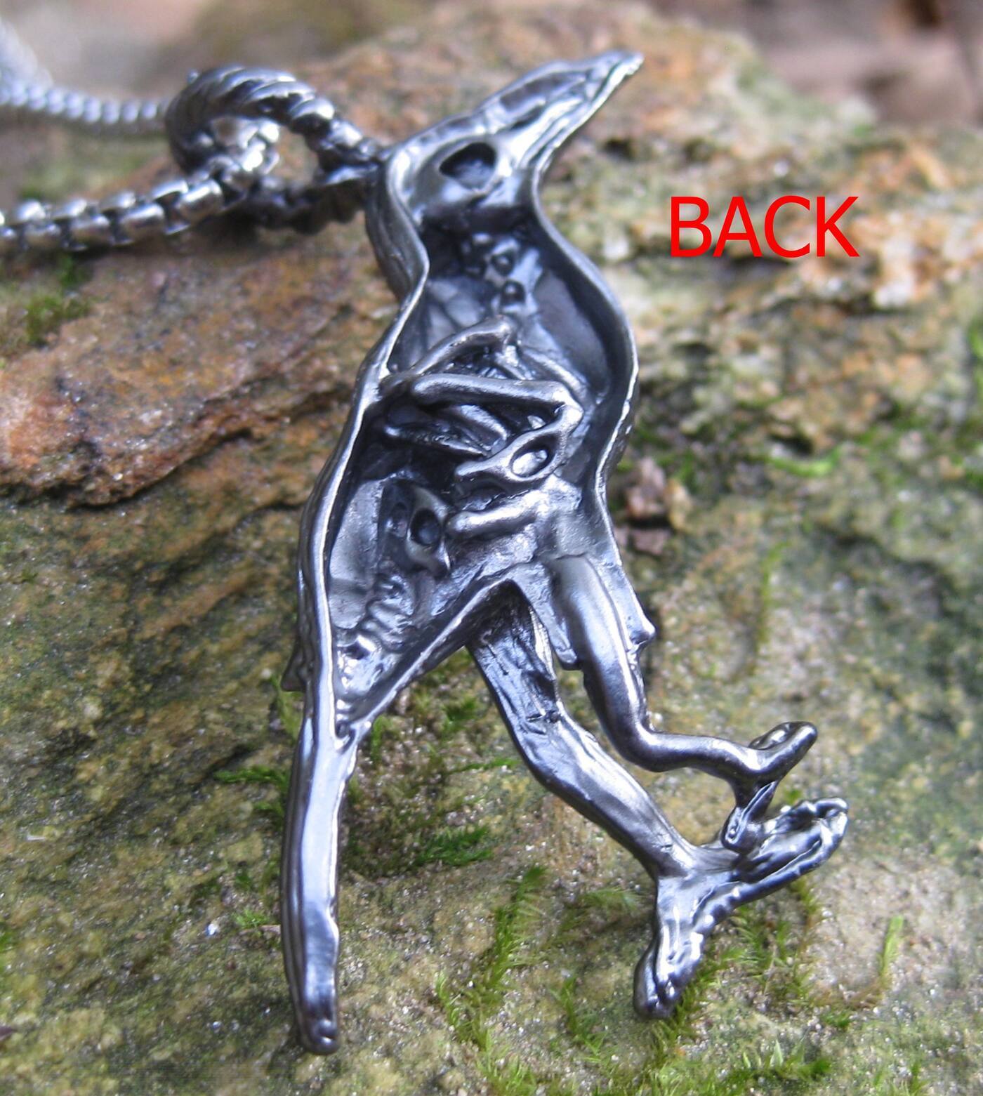 Haunted Magickal Raven Crow Amulet of Psychic Powers
