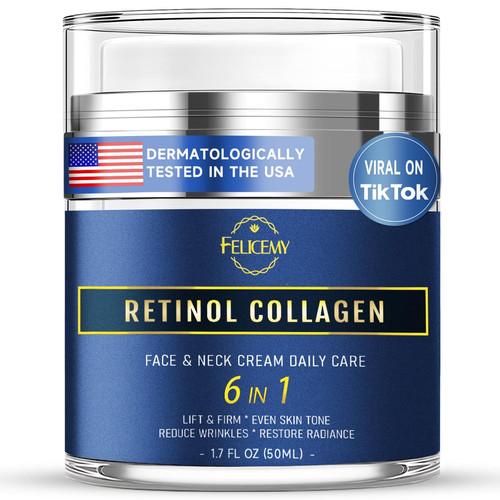 Felicemy 6-in-1 Face Cream for Men, Mens 1.7 Fl Oz (Pack of 1)