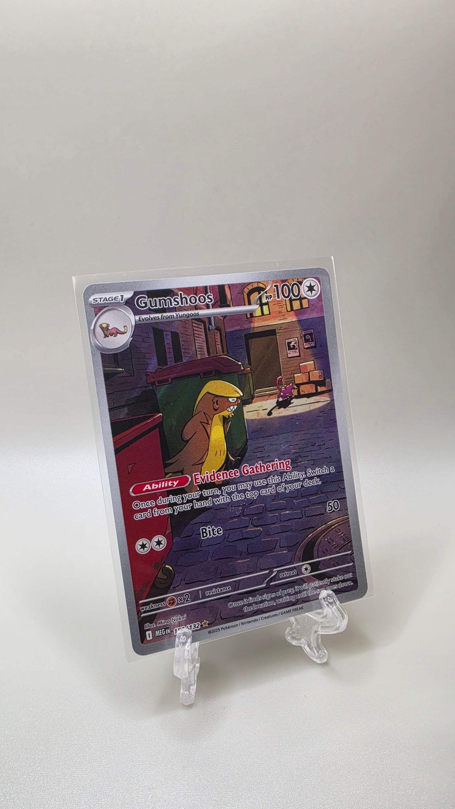 Pokémon TCG Gumshoe 153/132 Mega Evolutions English