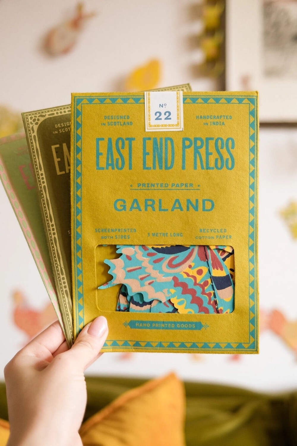 Hand-Sewn Moths Paper Garland | East End Press