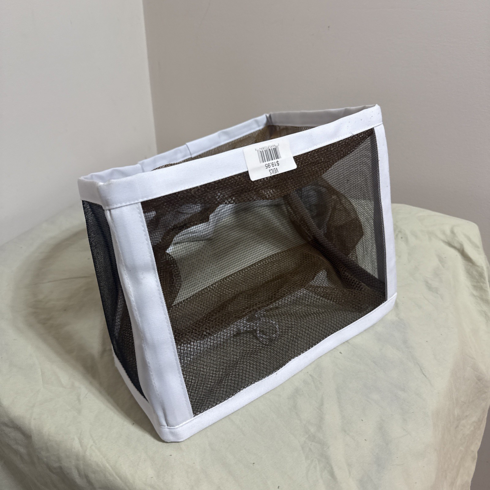 Honey Bee Square Protective Veil Folding Equipment For Round Hat! Zipper Bottom!