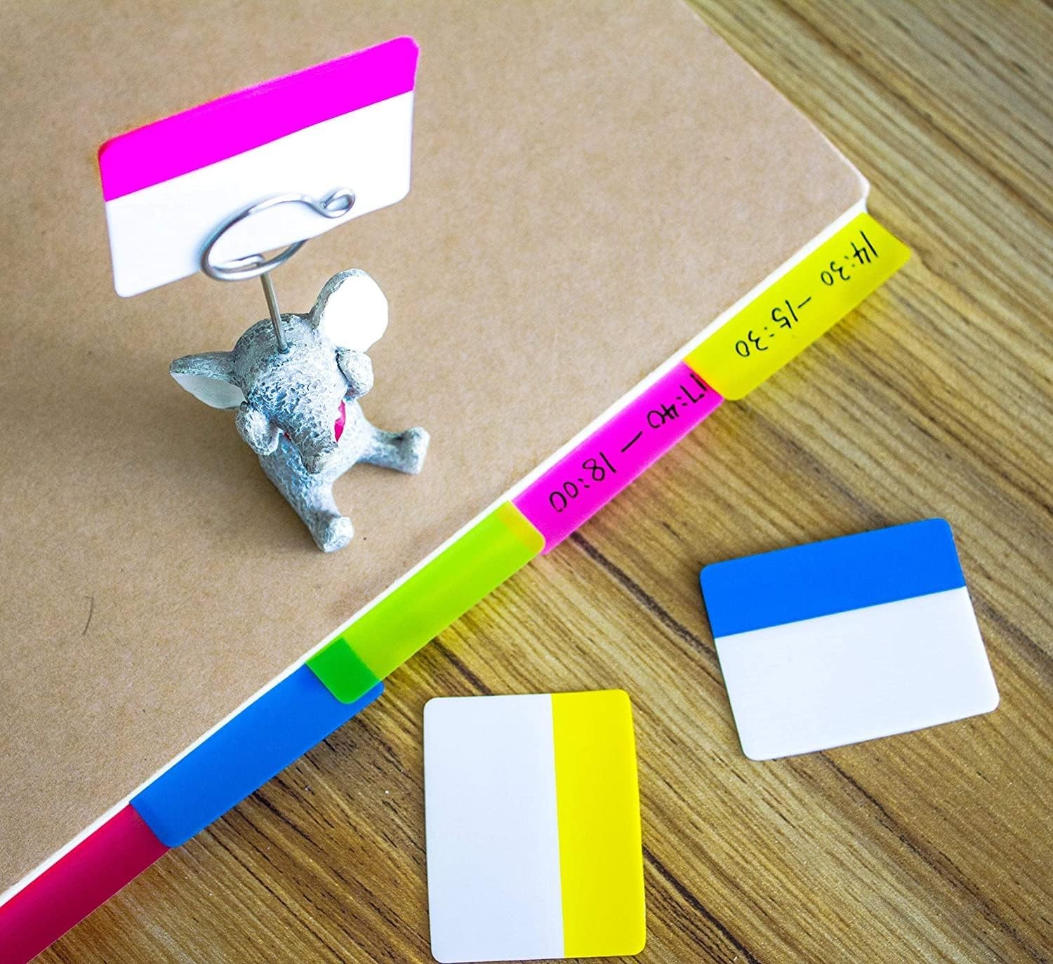 ELII 300 Pcs Tabs 2 Inch Sticky Index Tabs,Colorful for 2 inch, Vibrant