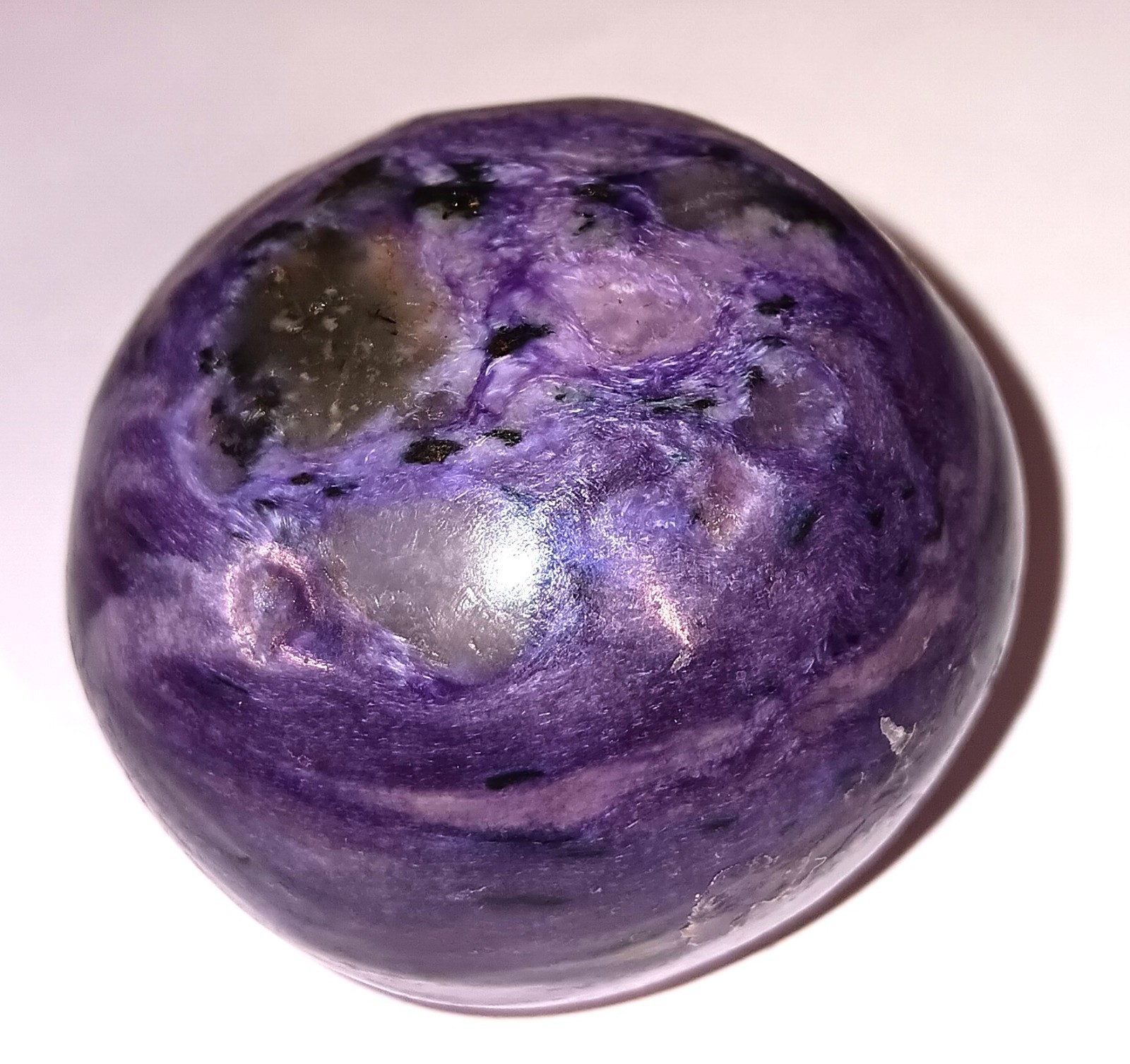 Charoite tumbled & polished crystal healing natural gemstone – 1pc #4