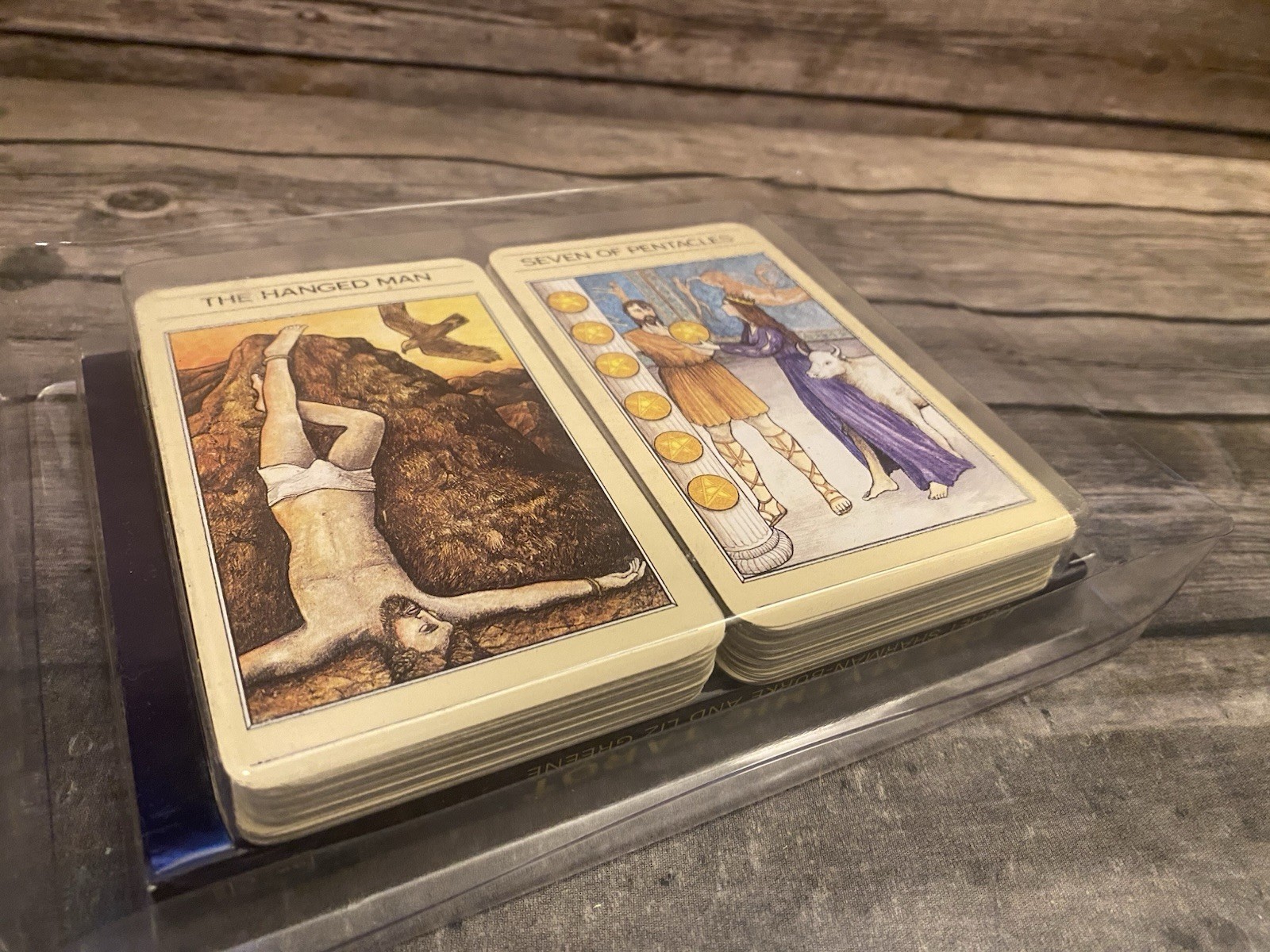 The Mythic Tarot Set Juliet Sharman-Burke & Liz Greene w/ Book & Cloth 2001