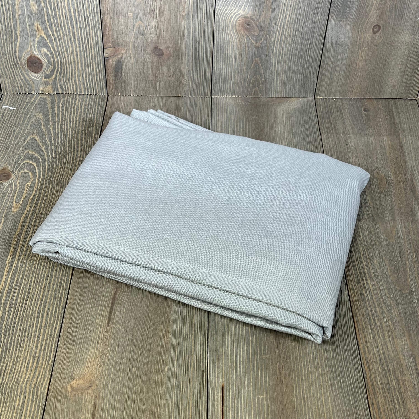 H.VERSAILTEX Linen Textured Rectangle Tablecloth 60 x 104 Inch Grey