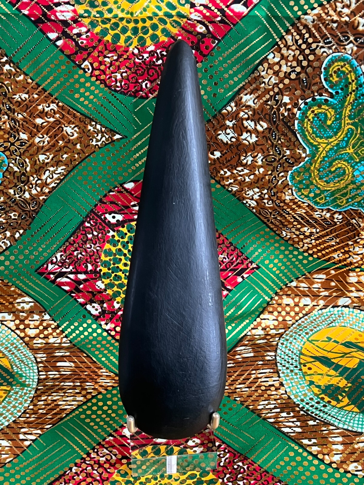 Edu Ara Piedra de Rayo Negra / Black Lightning Stone – Ocha/Ifa (1.75 in)