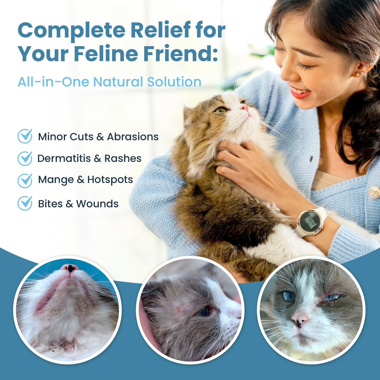 Cat Paw Balm Cream 2 oz: Hot Spot Treatment for Cats 2 Ounces, White