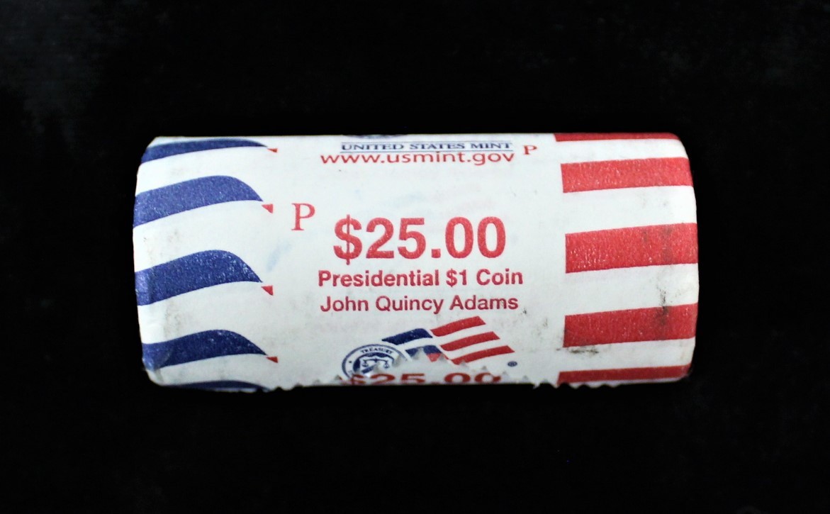 Presidential Dollar: JOHN QUINCY ADAMS (6th President) “P” MINT ROLL