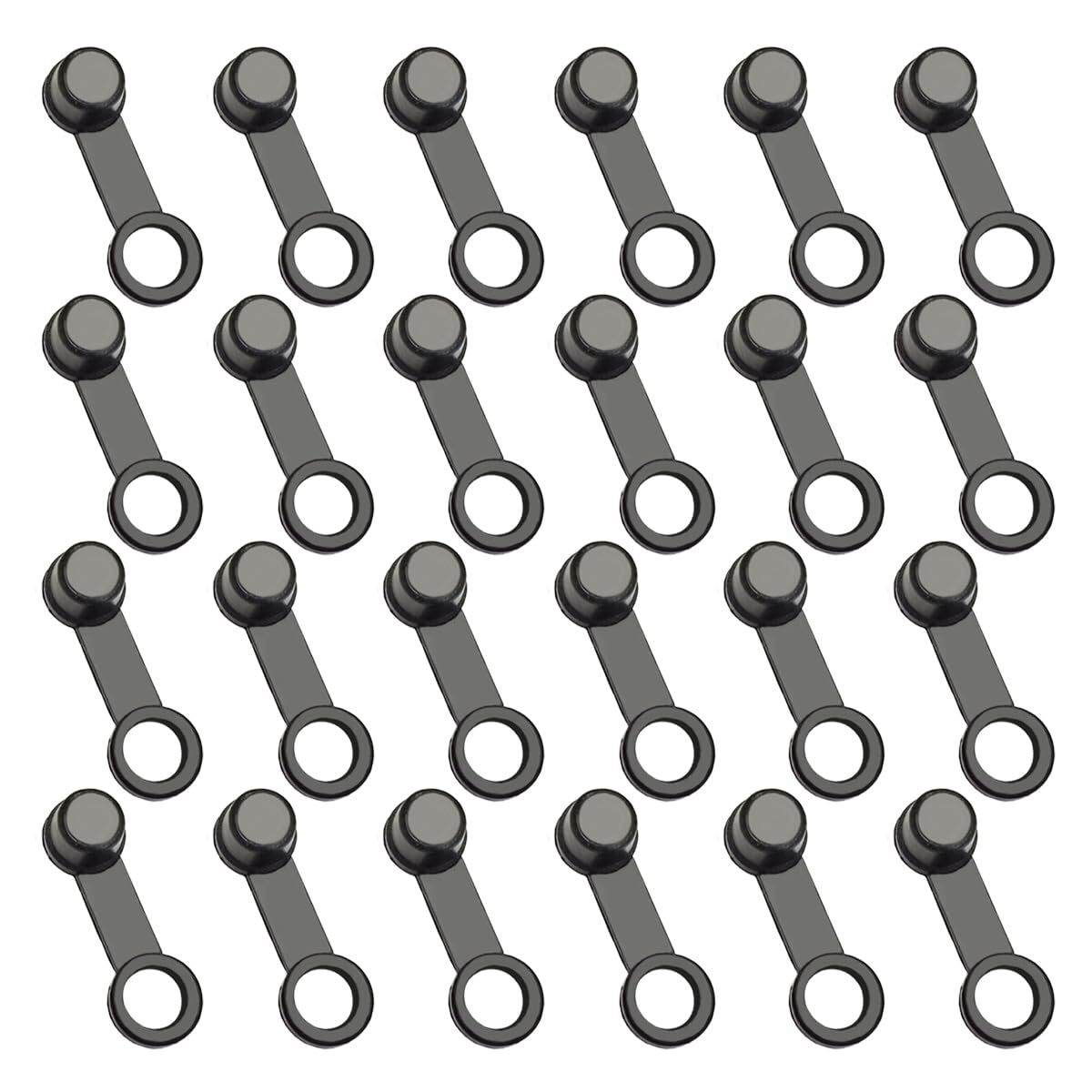 24PCS Brake Bleeder Screw Caps Covers with Keeper, Car Brake Bleeder Dust Cover