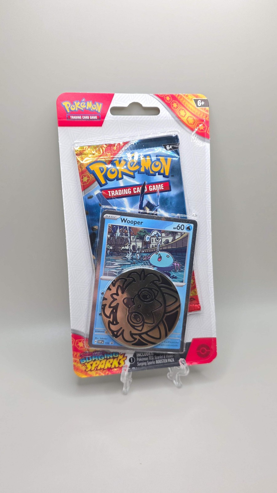 Pokémon TCG Surging Sparks S&V Wooper Promo Blister Pack Sealed