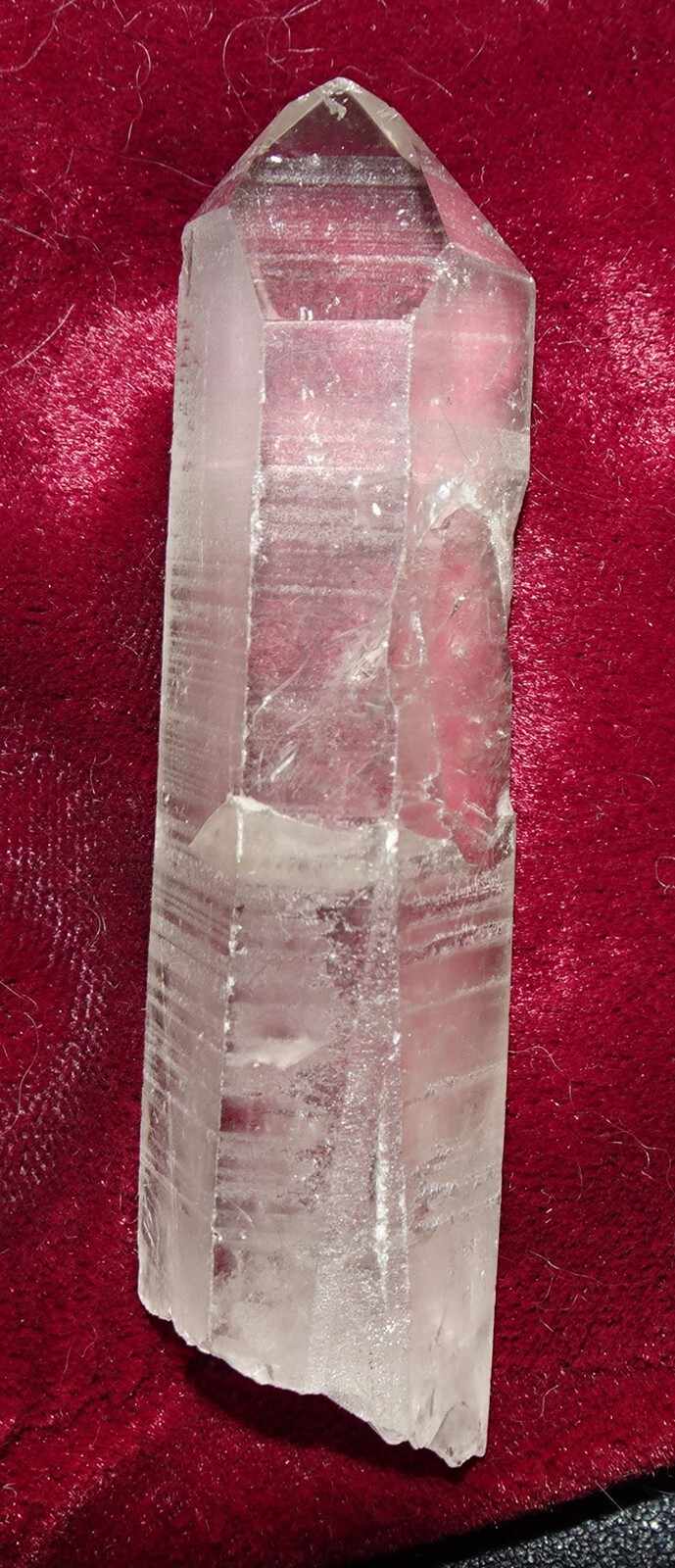 Large Etched Quartz Crystal Minas Gerais Brazil xt469