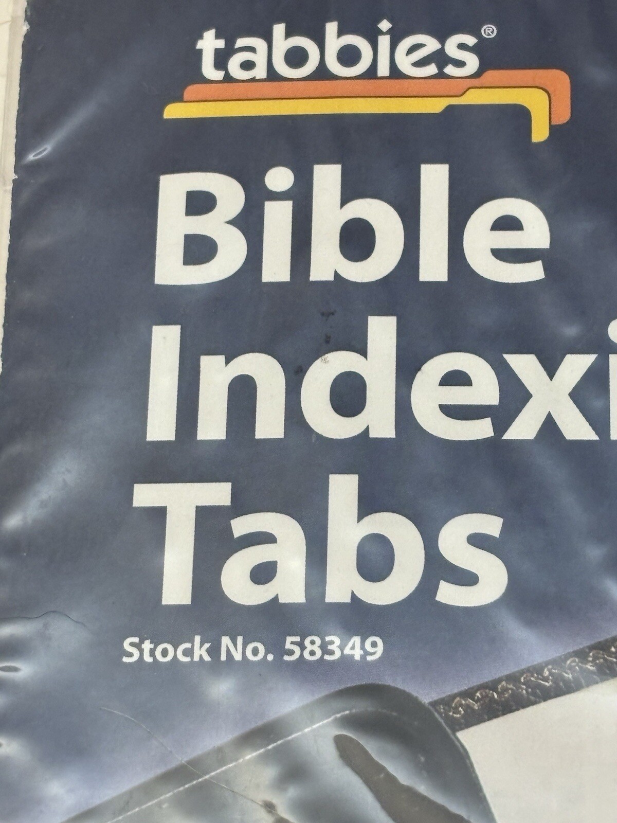 Tabbies Rainbow Bible Indexing Tabs 7 Glossy Rainbow Colors #58349 NEW
