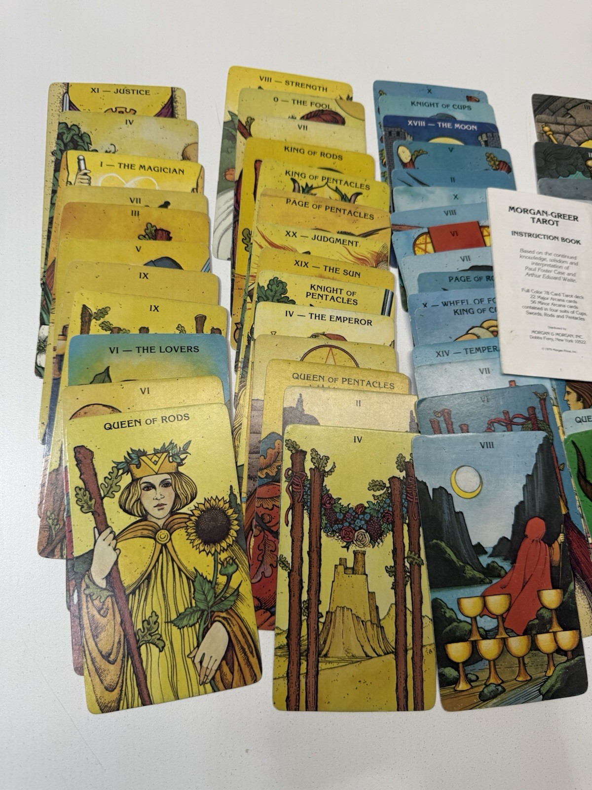 Morgan Greer Complete Tarot Original 1979 w/ Instruction Booklet & No Box