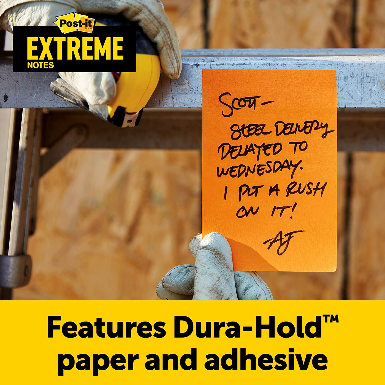 Post-it Extreme XL Notes, Works Outdoors, in Pack of 9, Multicolor