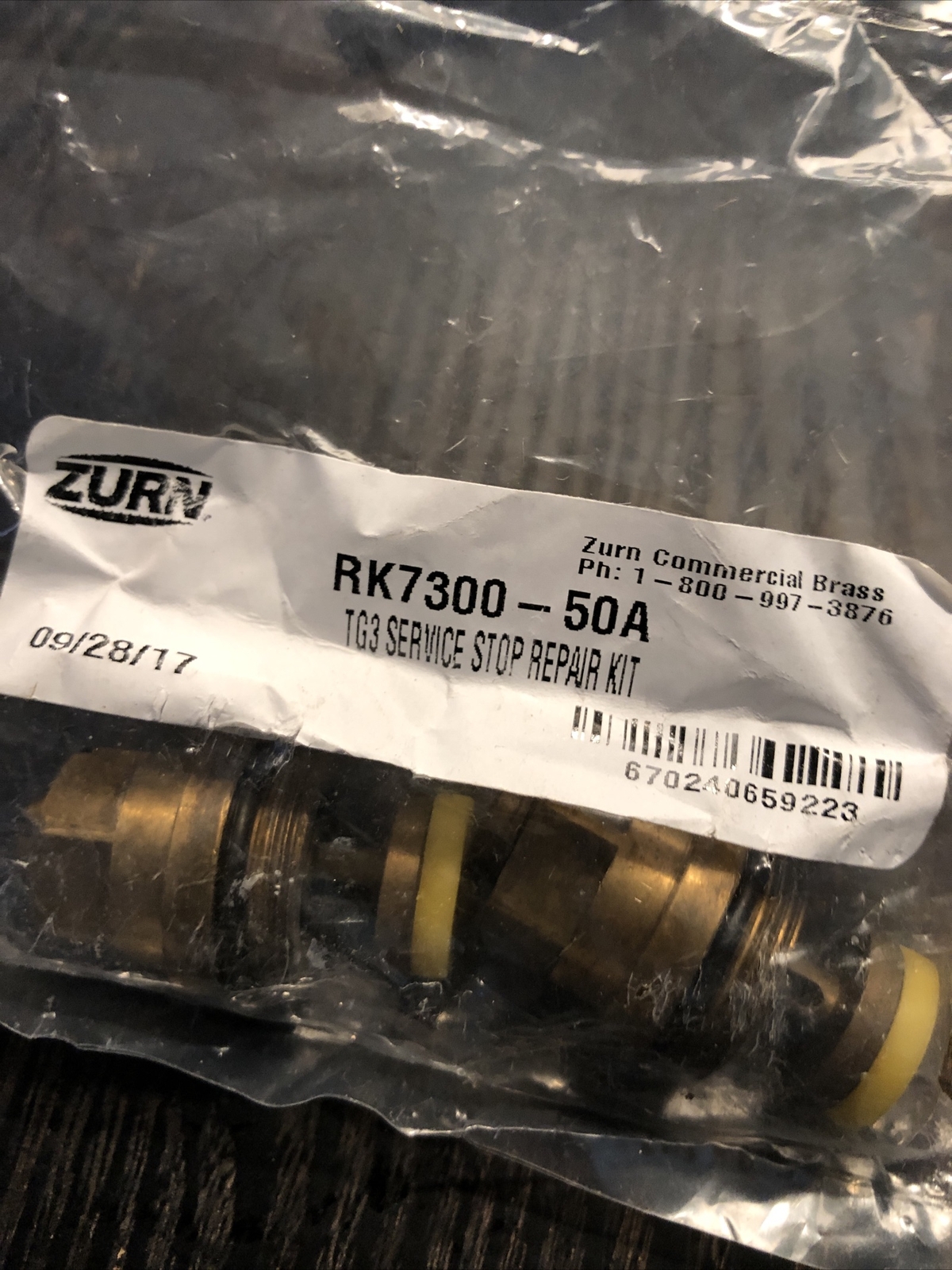 Zurn RK7300-50A Temp-Gard I Repair Kit – Service/Check Stop Repair, N/A