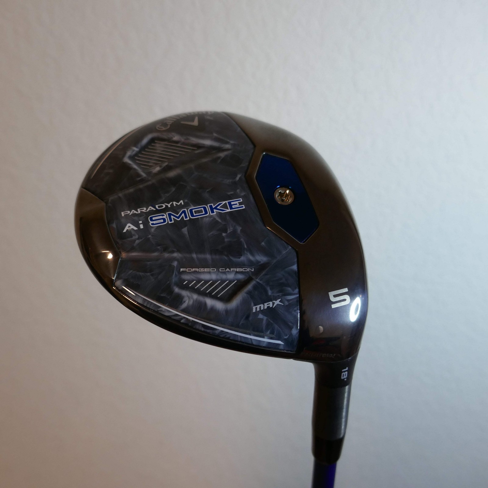 Callaway Paradym AI Smoke Max 5 Wood Ventus Blue Velocore+ 43.5″ Stiff 18° RH