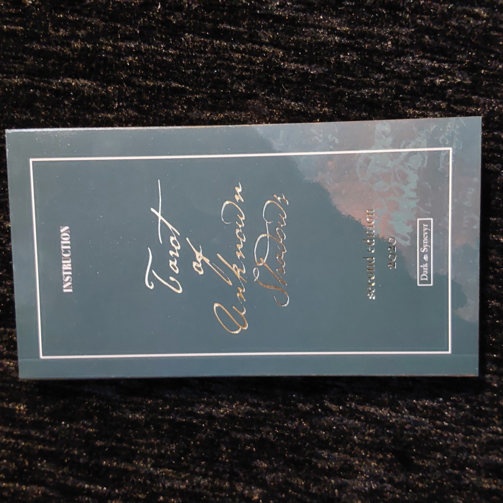 Tarot Of Unknown Shadows By Dark Synevyr *Second Edition 2020. Gold foiling.OOP