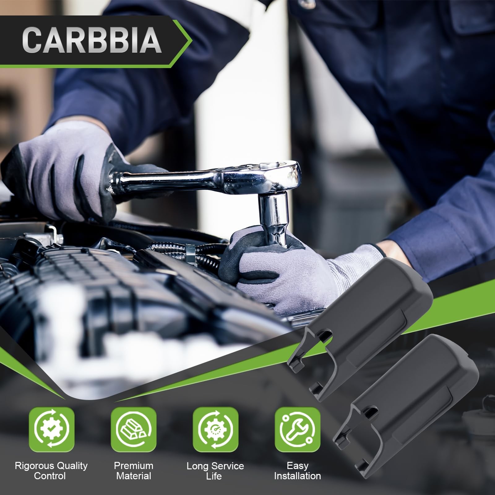 Windscreen Wiper Arm Cap Clips for Mercedes CLA, GLC, V-Class (2014-2021)