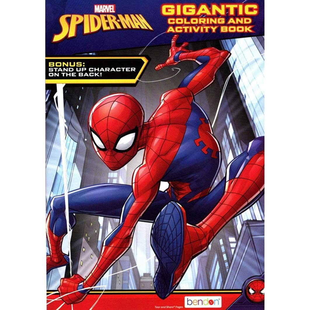 Marvel – Spider-Man – Gigantic Coloring & Activity Book – 200 Pages