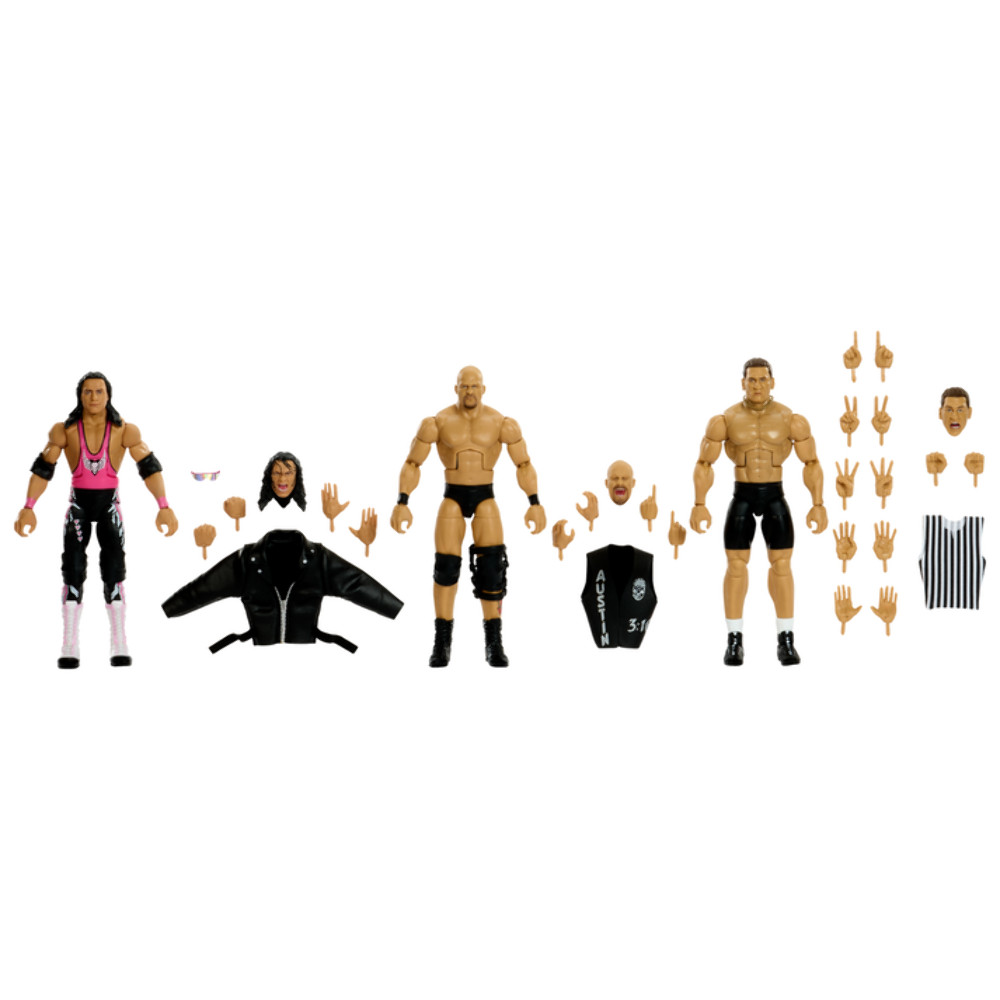 Submission Match 3 Pack – Wwe Elite Collection Wrestlemania 13