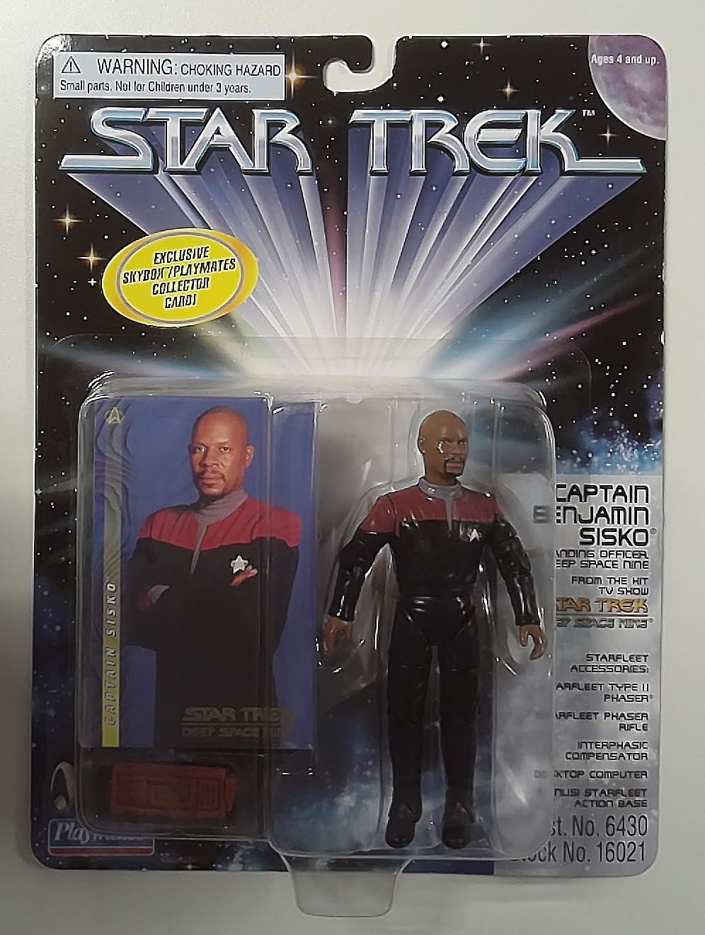 1x RJ6412: Star Trek: Captain Benjamin Sisko: Playmates: 16021: 1997 New Lightl