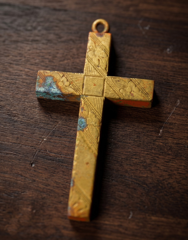Ancient Templar Knight Golden Cross Sigil Holy Vatican Archives Relic Art Christ