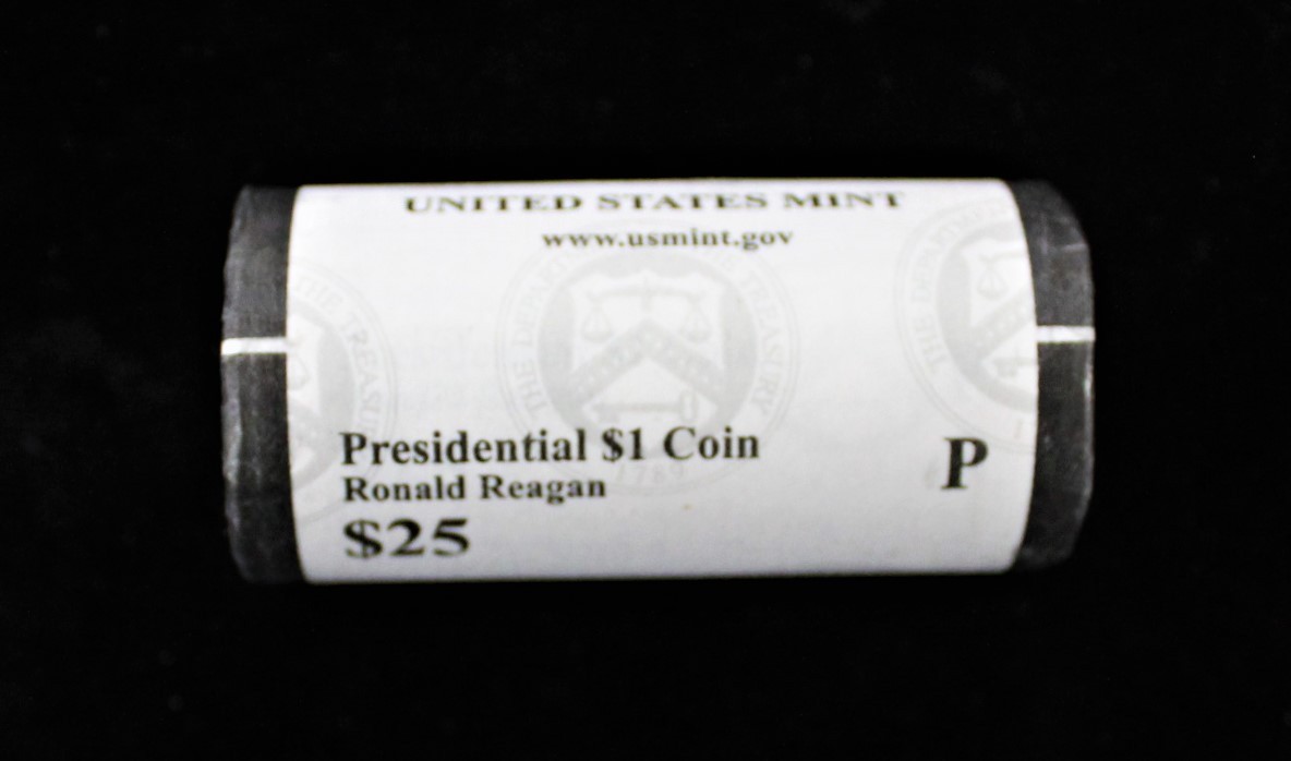 Presidential Dollar: RONALD REAGAN (40th President) “P” MINT ROLL
